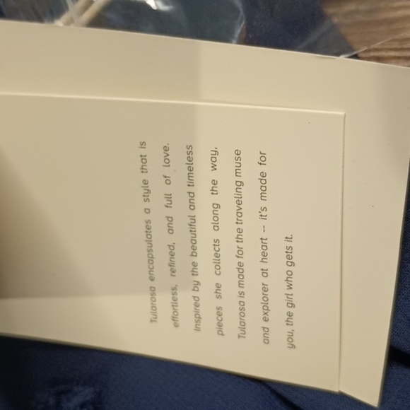 Tularosa Navy Blue Sheer Polka Dot Wrap Top KKK - Picture 6 of 8